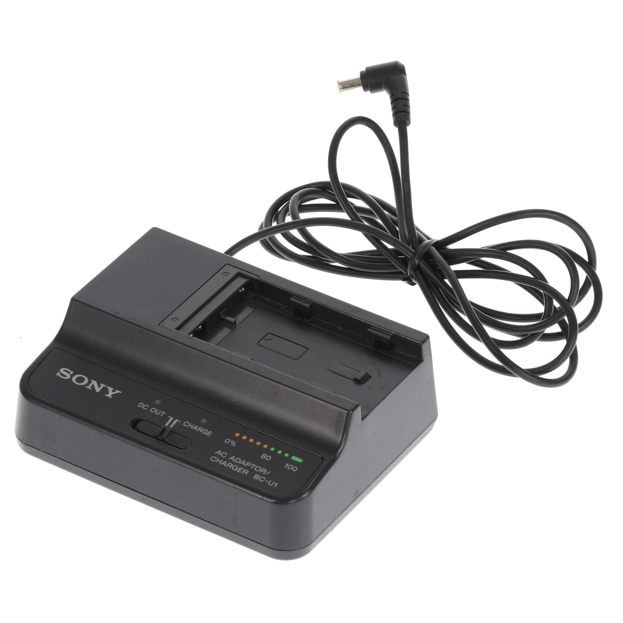 中古品】SONY BC-U1 バッテリーチャージャー(バッテリーパック1個付属