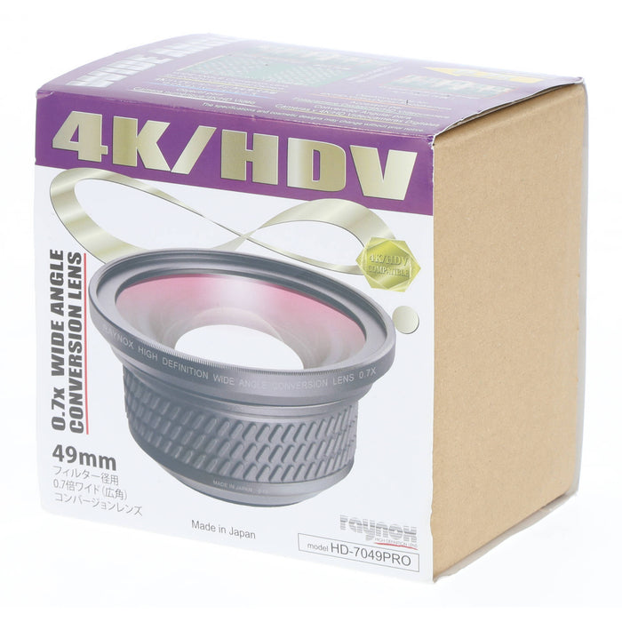 【中古品】raynox HD-7049PRO ワイドコンバージョンレンズ(0.7倍/49mm)
