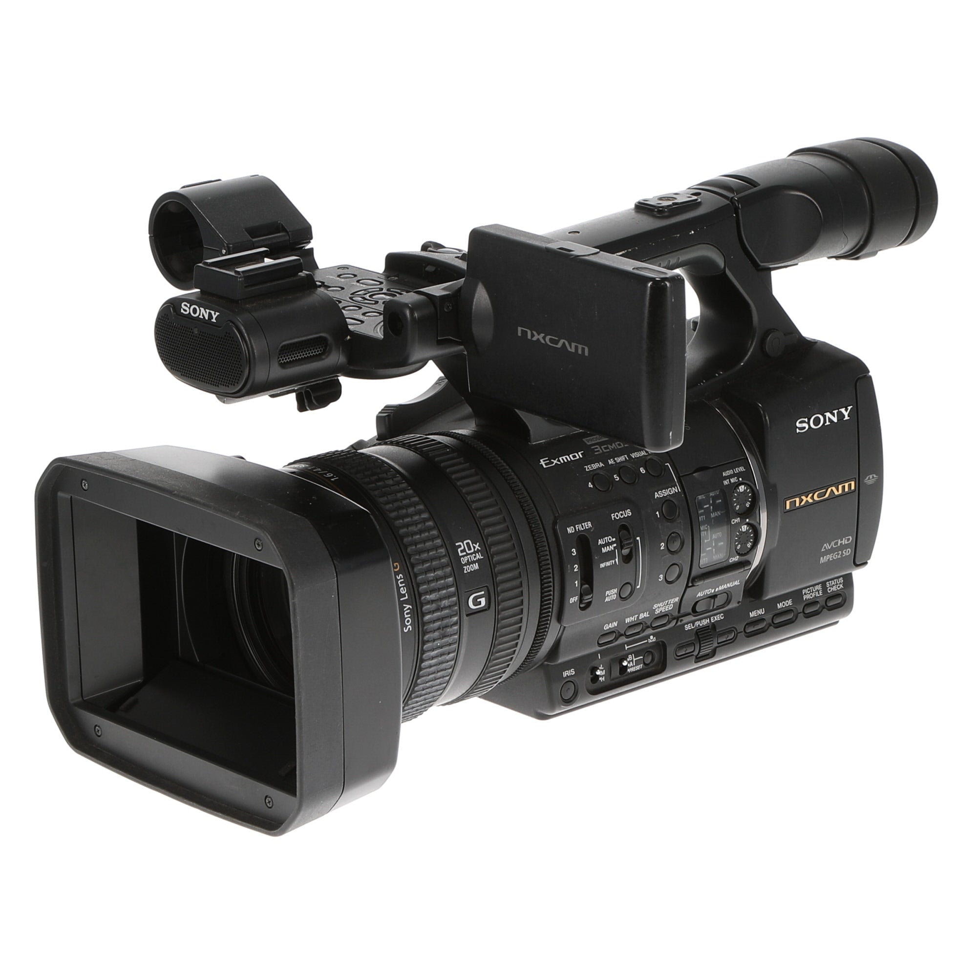 【ジャンク品】Sony ビデオカメラ HXR-NX5J 中古品】SONY HXR-NX5J NXCAMカムコーダー(ジャンク品) - 業務用撮影