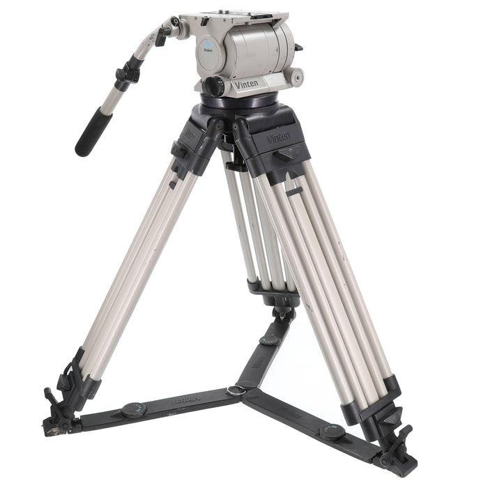 【中古品】Vinten Vision20 + 150mm 3段脚 Vision20 150mmボウル 3段脚セット