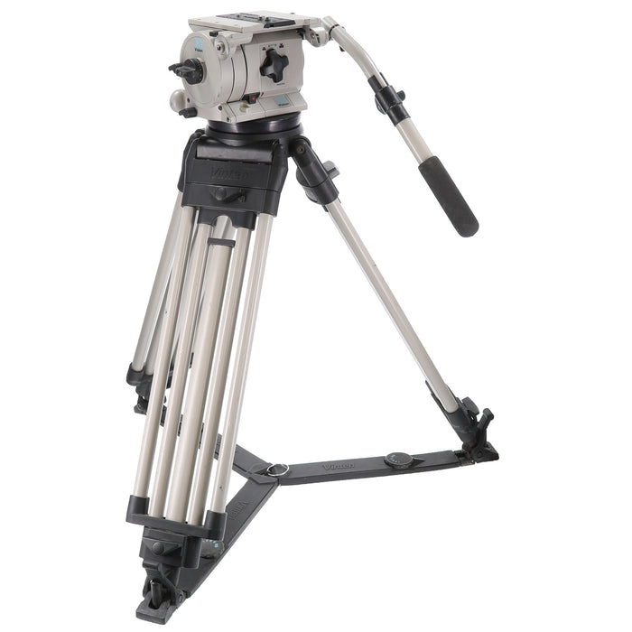【中古品】Vinten Vision20 + 150mm 3段脚 Vision20 150mmボウル 3段脚セット