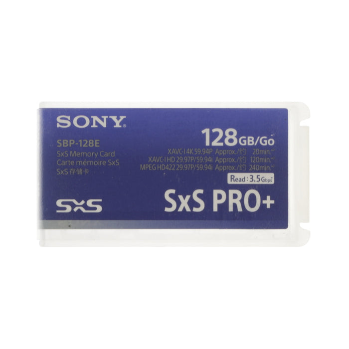 【中古品】SONY SBP-128E SxS PRO+ メモリーカード 128GB