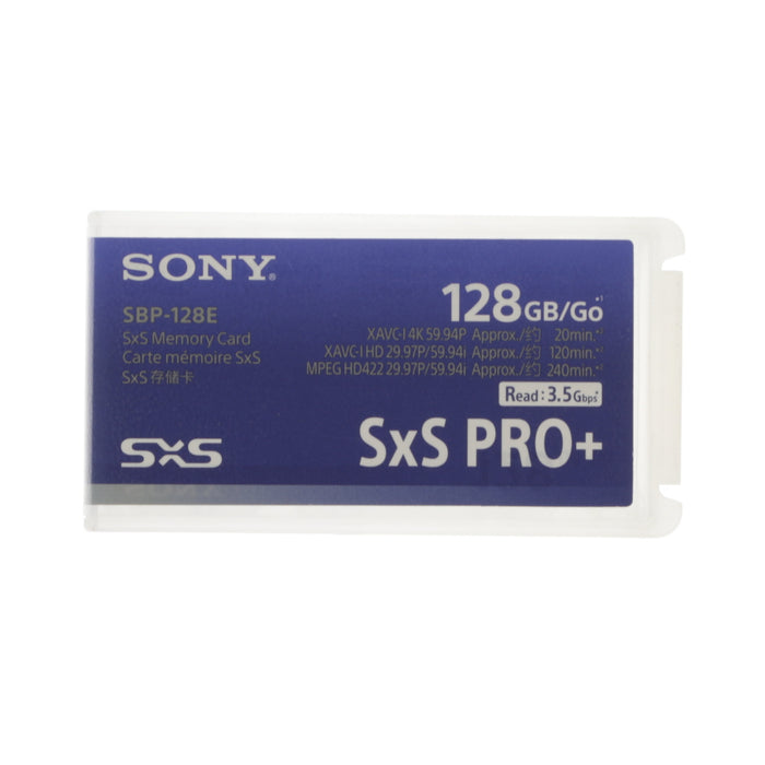 【中古品】SONY SBP-128E SxS PRO+ メモリーカード 128GB