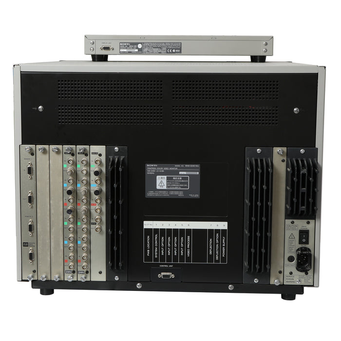 【中古品】SONY BVM-D24E1WJ + BKM-10R 業務用マルチフォーマットHDブラウン管マスターモニター +　モニターコントロールユニット