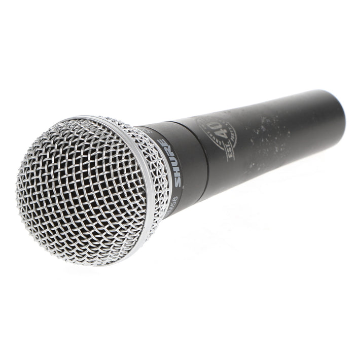 【中古品】SHURE SM58 ダイナミック型ハンドヘルドマイクロホン(40周年記念モデル/スイッチ無)