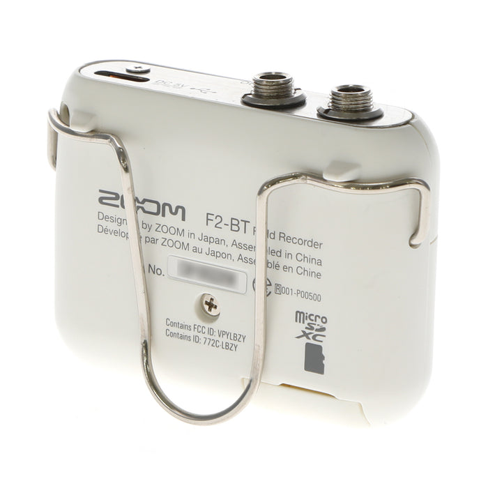 【中古品】ZOOM F2-BT/W フィールドレコーダー（Bluetooth対応/ホワイト）