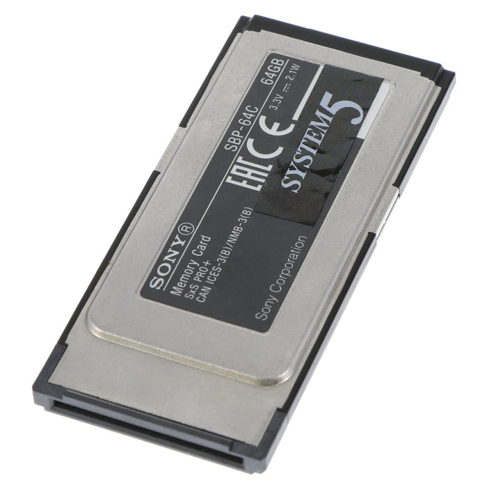 【中古品】SONY SBP-64C SxS PRO+ メモリーカード 64GB
