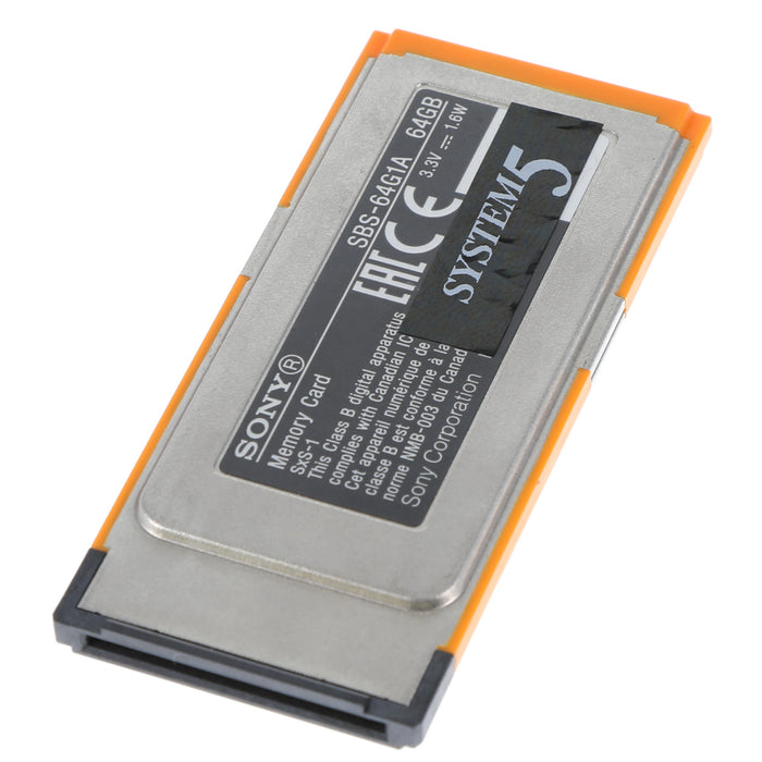 【中古品】SONY SBS-64G1A SxS-1メモリーカード 64GB