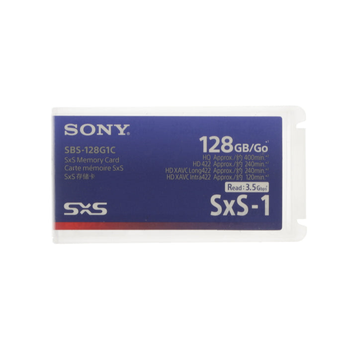 【中古品】SONY SBS-128G1C SxS-1メモリーカード 128GB
