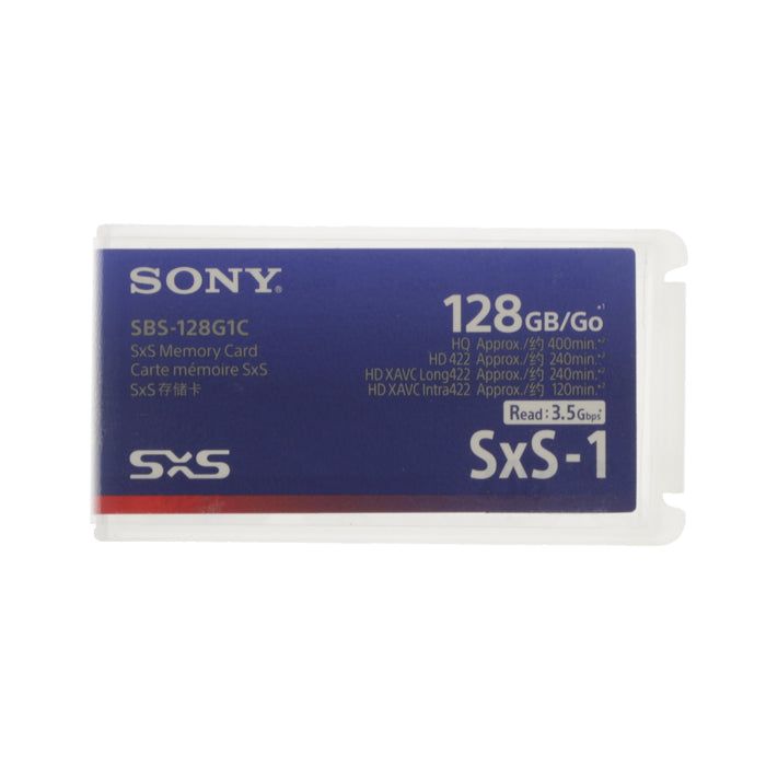 【中古品】SONY SBS-128G1C SxS-1メモリーカード 128GB