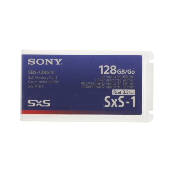 【中古品】SONY SBS-128G1C SxS-1メモリーカード 128GB