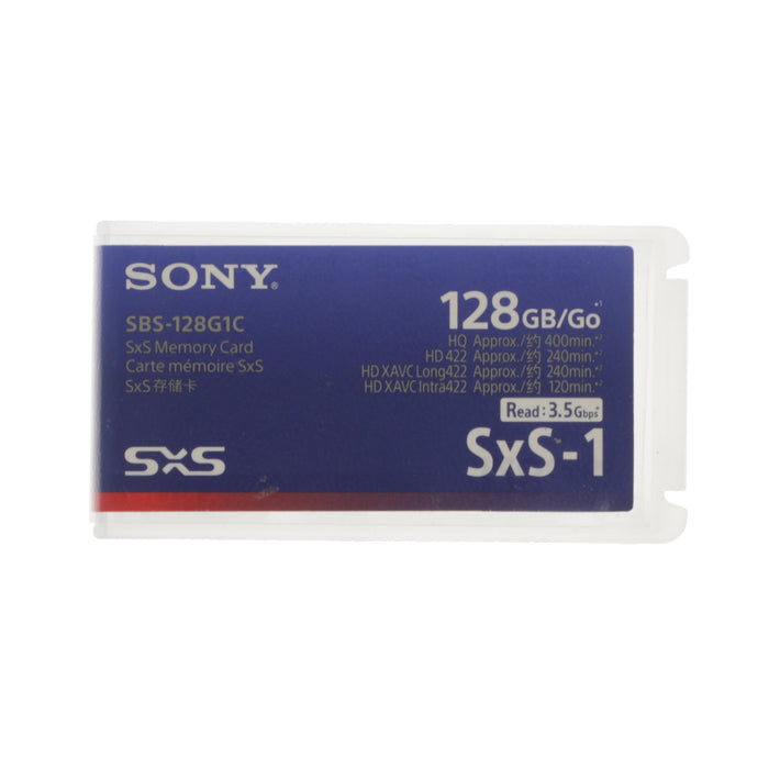 【中古品】SONY SBS-128G1C SxS-1メモリーカード 128GB
