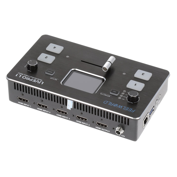 【中古品】Feelworld LIVEPRO L1 マルチカメラビデオミキサースイッチャー