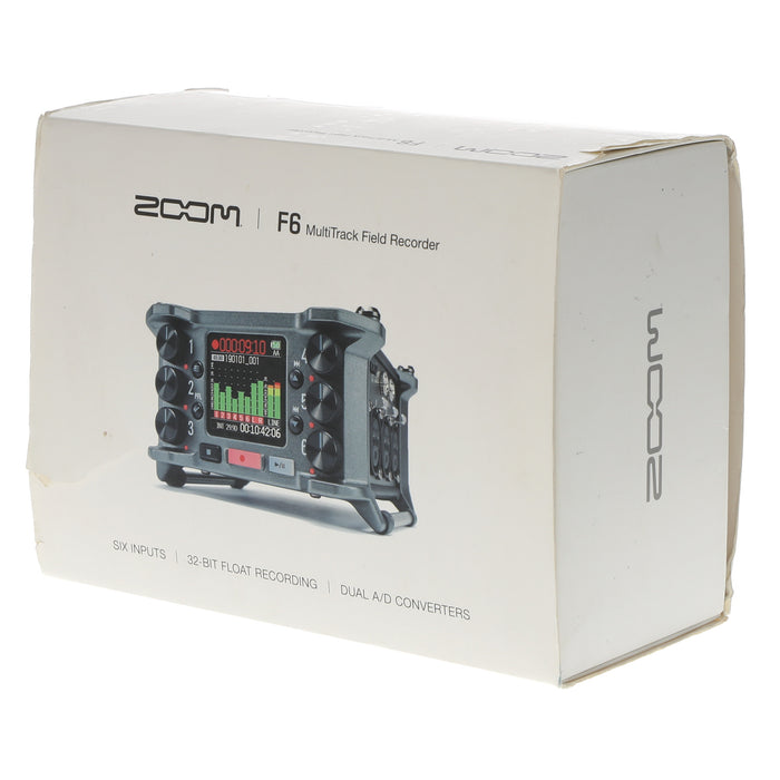 【中古品】ZOOM F6 32bitフロート録音対応6chフィールドレコーダー