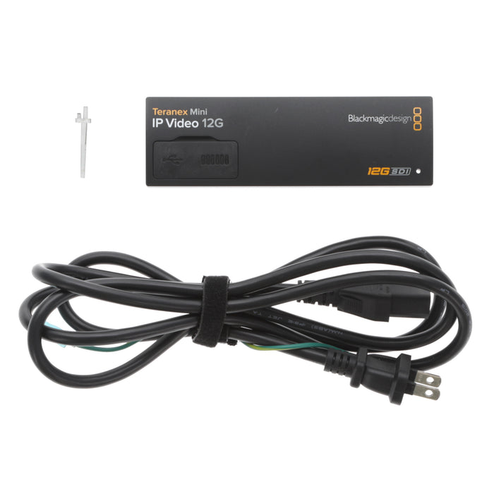【中古品】BlackmagicDesign CONVNTRM/OB/IPV + CONVNTRM/YA/SMTPN Teranex Mini IP Video 12G(Smart Panel付属)