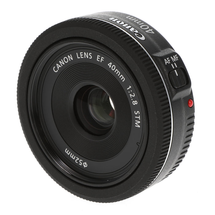 【中古品】Canon EF4028STM パンケーキレンズ EF40mm F2.8 STM