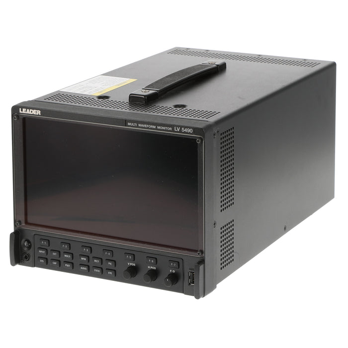 【中古品】Leader LV5490 4K映像フォーマット・マルチ波形モニター