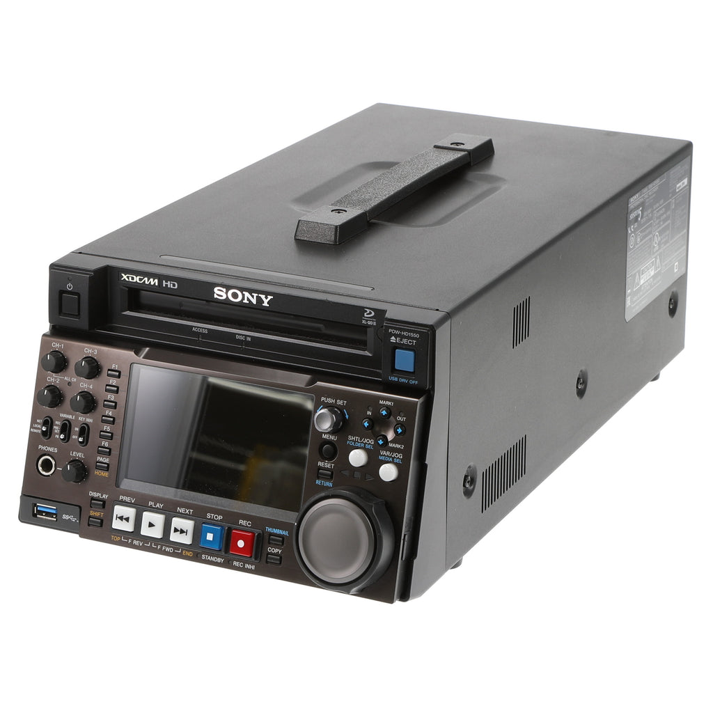 中古品】SONY PDW-HD1550 XDCAM HD422レコーダー - 業務用撮影・映像