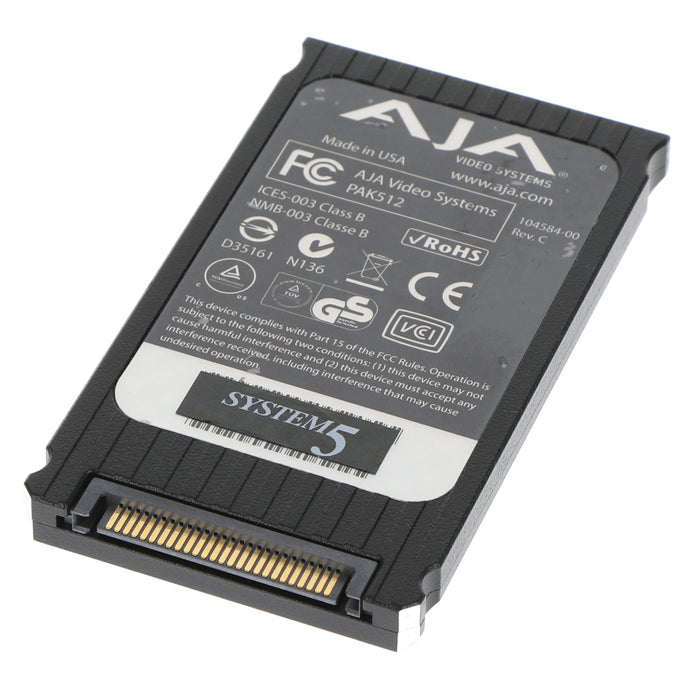 【中古品】AJA Video Systems PAK512 512GB SSD Module