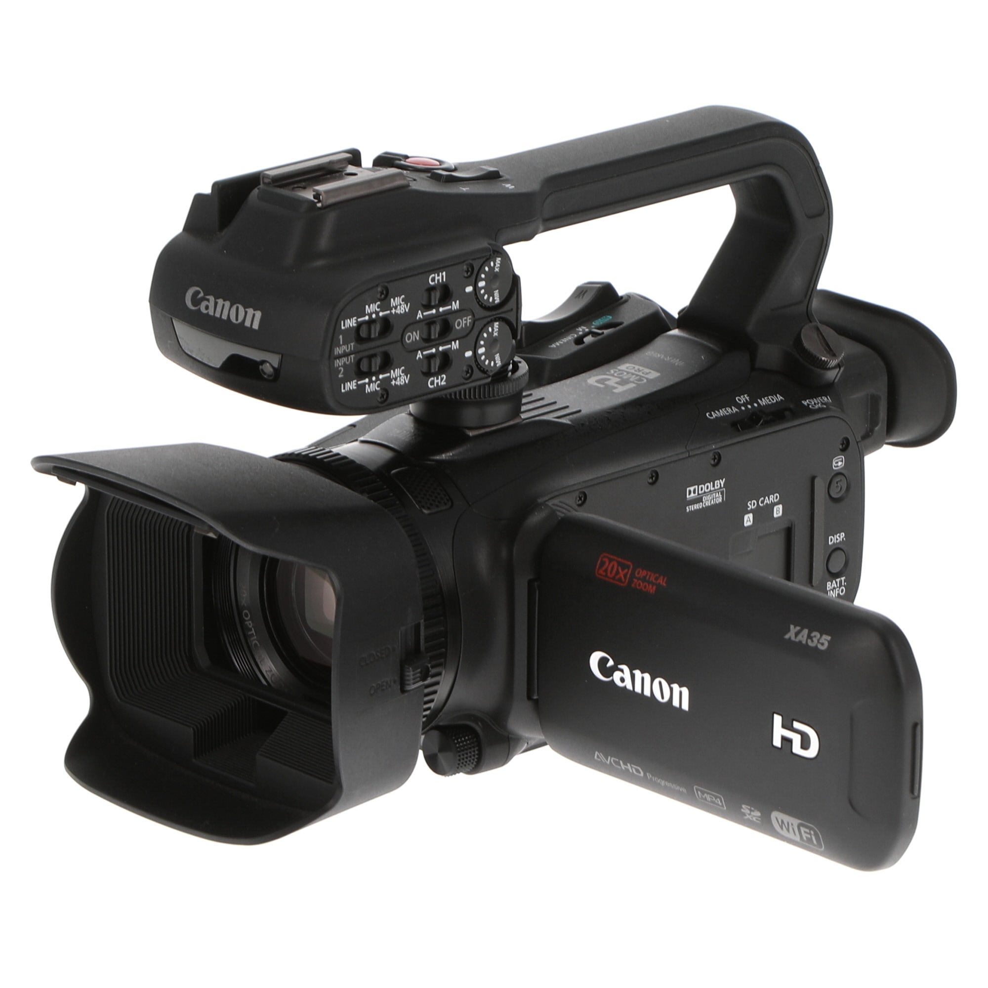 中古品】Canon XA35 ＋ HDU-1 業務用HDビデオカメラ(ハンドルユニット