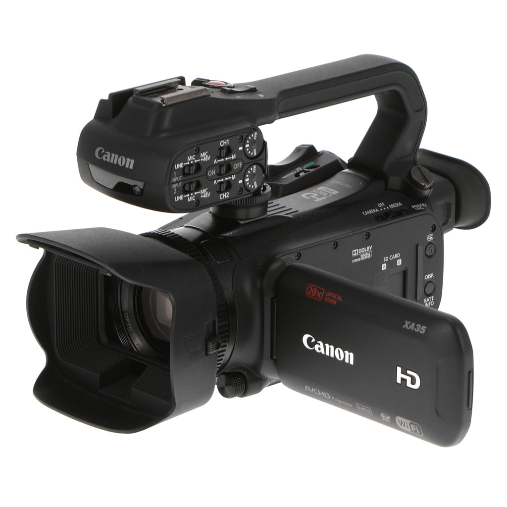 中古品】Canon XA35 ＋ HDU-1 業務用HDビデオカメラ(ハンドルユニット