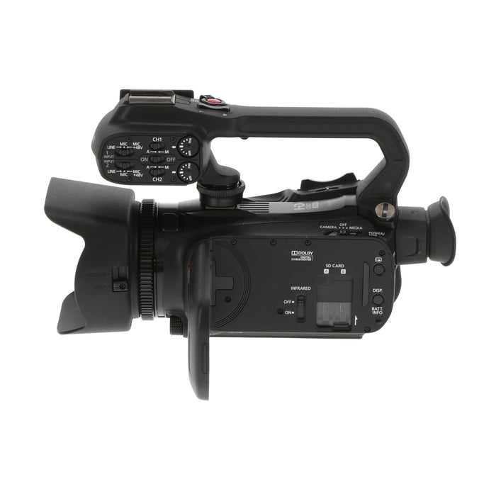 【中古品】Canon XA35 ＋ HDU-1 業務用HDビデオカメラ(ハンドルユニット付属)(ジャンク品)