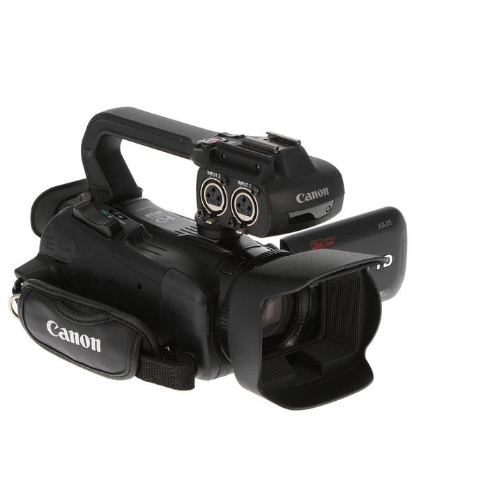 【中古品】Canon XA35 ＋ HDU-1 業務用HDビデオカメラ(ハンドルユニット付属)(ジャンク品)
