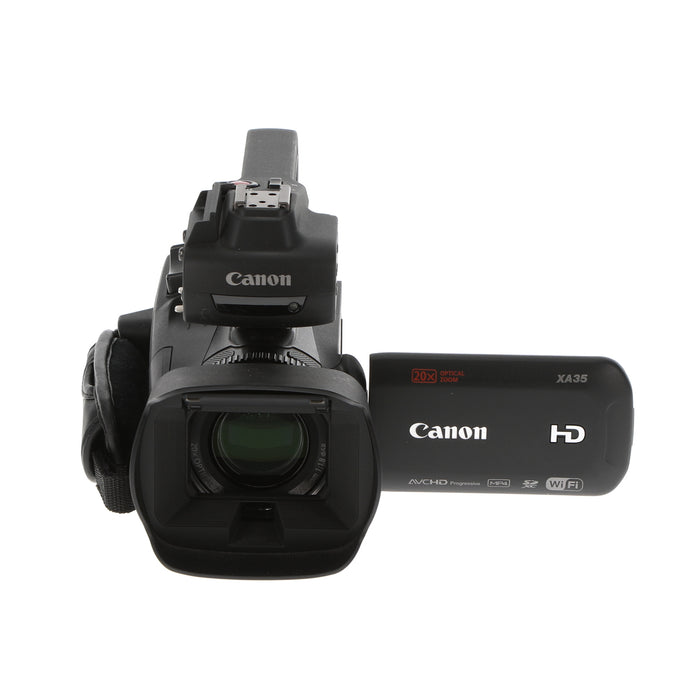 【中古品】Canon XA35 ＋ HDU-1 業務用HDビデオカメラ(ハンドルユニット付属)(ジャンク品)
