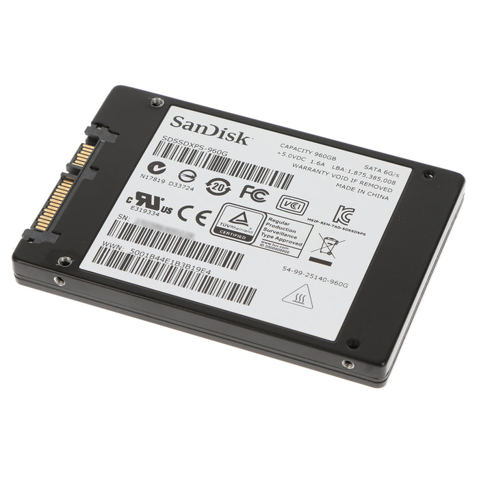 【中古品】SanDisk SDSSDXPS-960G Extreme PRO 2.5インチ SATA3.0対応 高速SSD(960GB)