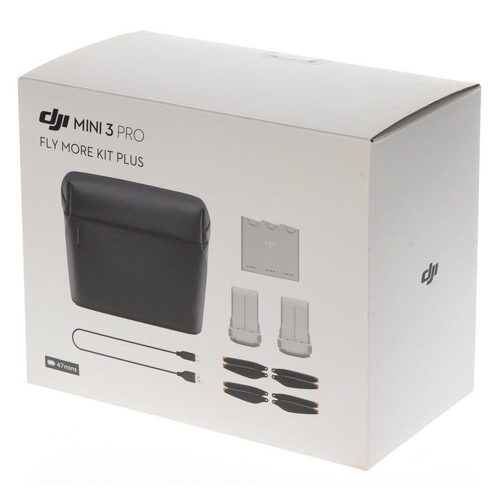 【中古品】DJI M16208 ＋ M16210 DJI Mini 3 Pro(DJI RC付属)(フライモアキット付属)[内蔵リモートID対応/事前登録無し]