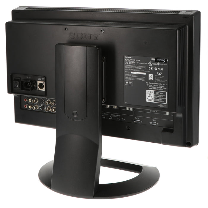中古品】SONY LMD-2050W/SET 20型マルチフォーマット液晶モニター