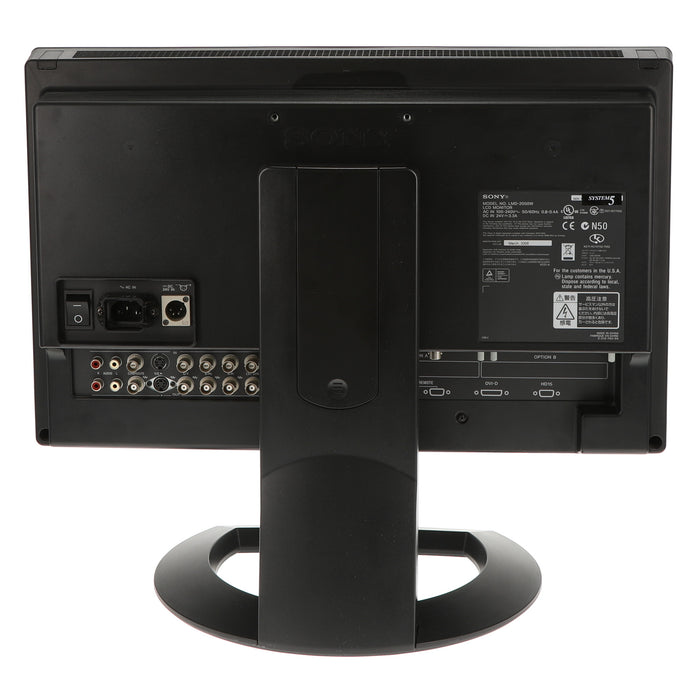 中古品】SONY LMD-2050W/SET 20型マルチフォーマット液晶モニター