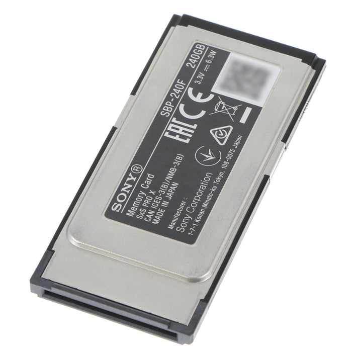 【中古品】SONY SBP-240F SxSメモリーカード SxS PRO Xシリーズ 240GB