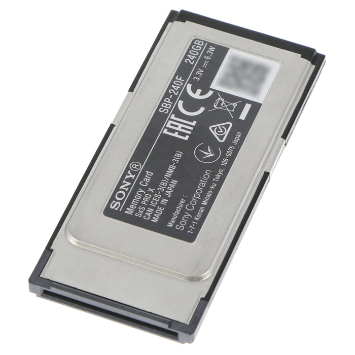【中古品】SONY SBP-240F SxSメモリーカード SxS PRO Xシリーズ 240GB