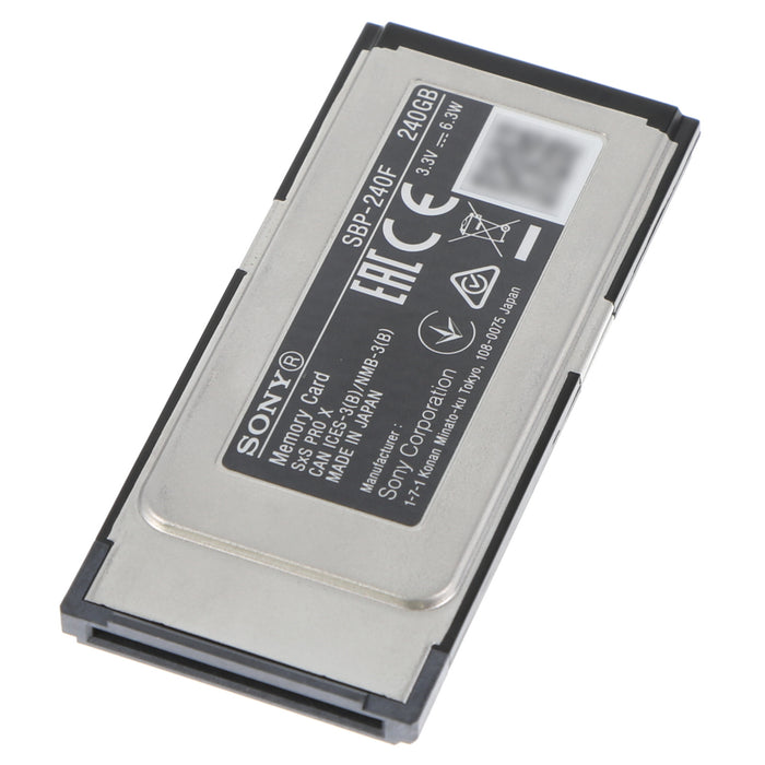 【中古品】SONY SBP-240F SxSメモリーカード SxS PRO Xシリーズ 240GB