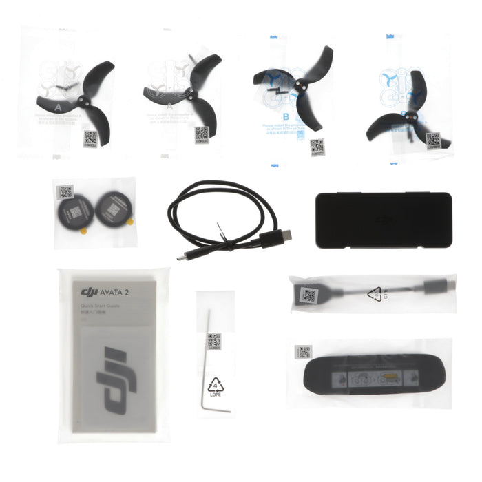 【中古品】DJI WA5206 DJI Avata 2 Fly More コンボ(バッテリー×3)[内蔵リモートID対応/事前登録無し]