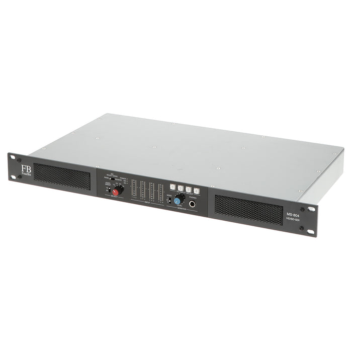 【中古品】FourBit MS-804 4系統入力(3G)/HD/SD-SDI エンベデッドオーディオモニターユニット