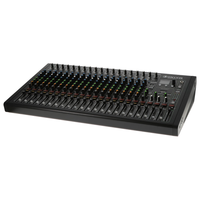【中古品】MACKIE ONYX24 24チャンネル・プレミアム・アナログUSBミキサー
