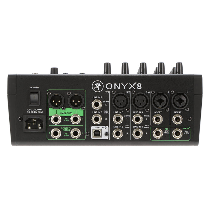 【中古品】MACKIE ONYX8 8チャンネル・プレミアム・ アナログUSBミキサー