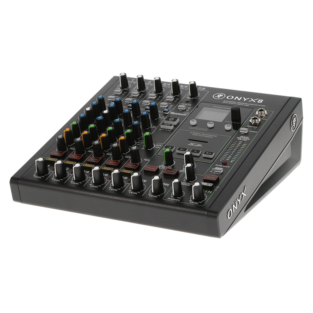 中古品】MACKIE ONYX8 8チャンネル・プレミアム・ アナログUSBミキサー