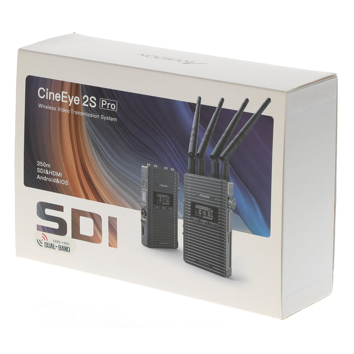【中古品】Accsoon WIT02-S CineEye 2SPro　ワイヤレストランスミッターシステム SDI/HDMI モデル