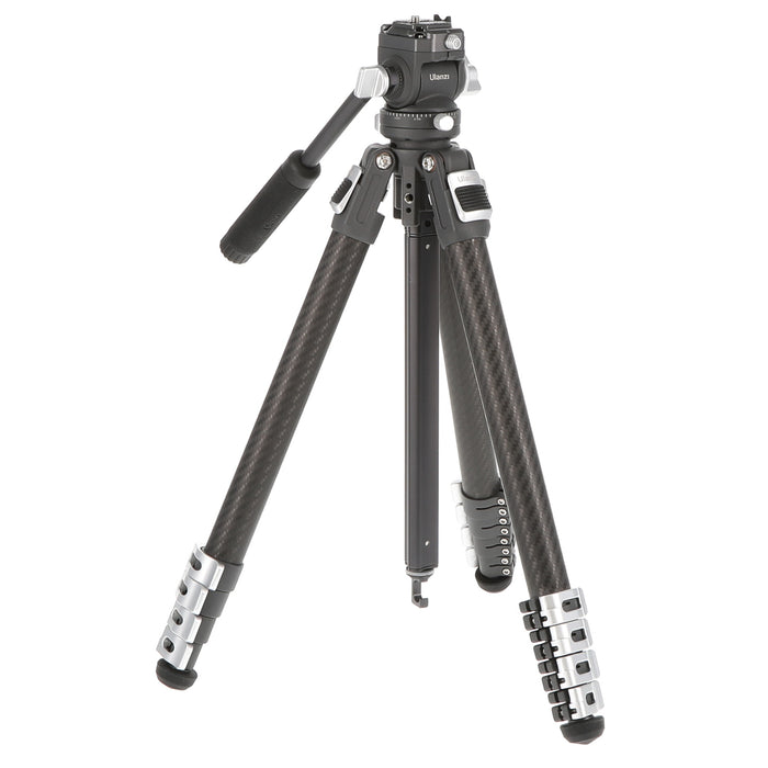 【中古品】Ulanzi T067GBW1 Video Go カーボンファイバー トラベル三脚 with F38 release head
