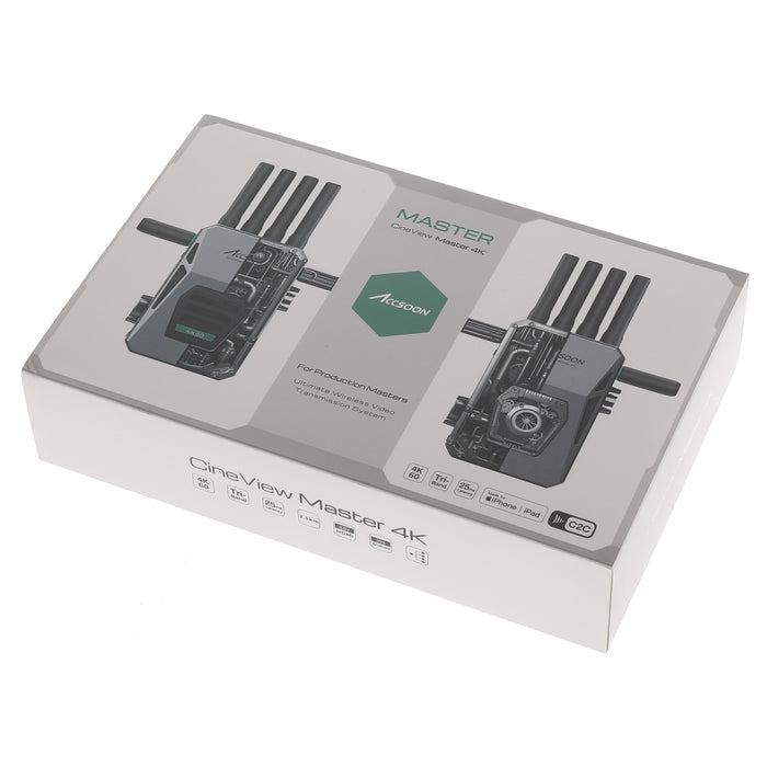 【中古品】Accsoon WIT07 4K対応映像&音声ワイヤレス伝送システム CineView Master 4K