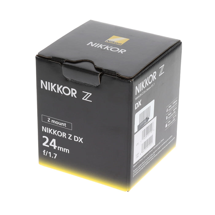 【中古品】Nikon NIKKOR Z DX 24mm f/1.7 単焦点レンズ DXフォーマット