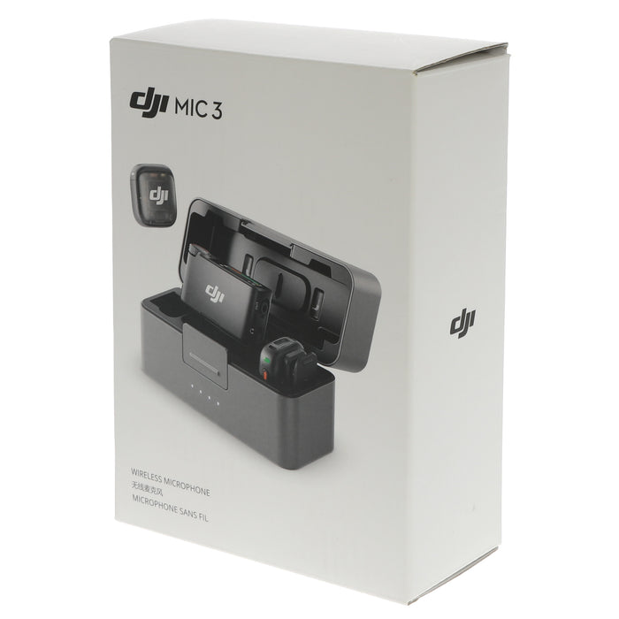【中古品】DJI DAM001 DJI Mic 3（2TX+1RX＋充電ケース付き）