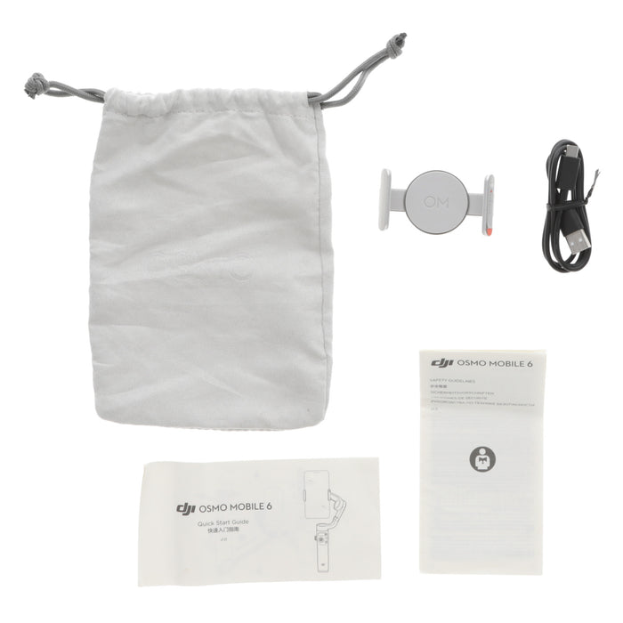【中古品】DJI Osmo Mobile 6(プラチナ グレー) Osmo Mobile 6(プラチナ グレー)