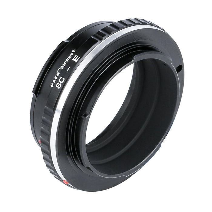 K&F CONCEPT KF-CNRFE レンズマウントアダプター KF-CNRFE(旧コンタックスC・ニコンSマウント(外爪)レンズ → ソニーEマウント変換)