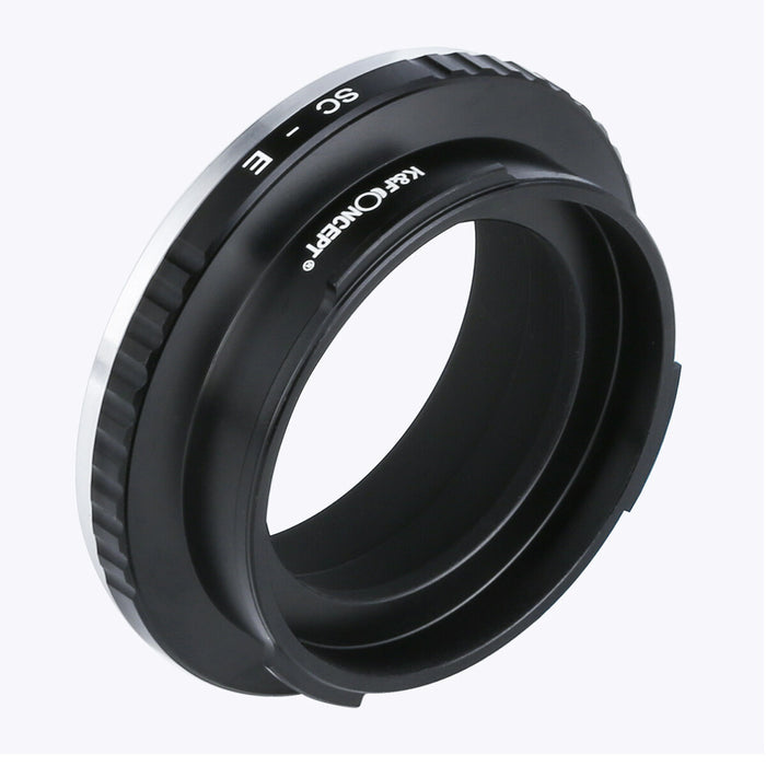 K&F CONCEPT KF-CNRFE レンズマウントアダプター KF-CNRFE(旧コンタックスC・ニコンSマウント(外爪)レンズ → ソニーEマウント変換)