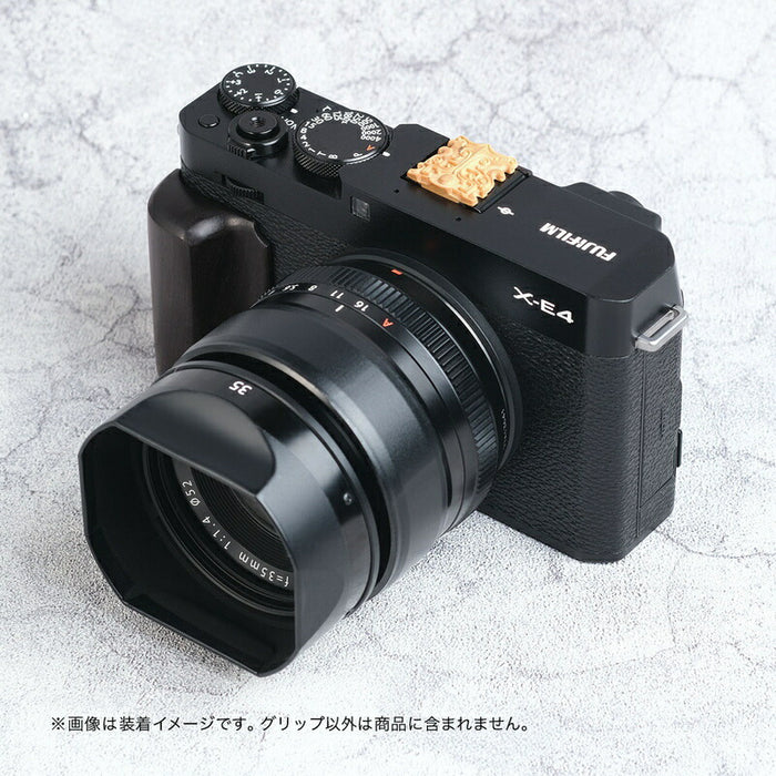 SHOTEN XE4-GP カメラウッドグリップ XE4-GP FUJIFILM X-E4 用(黒檀)