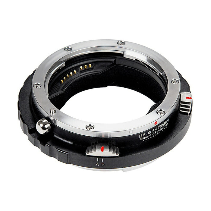 Fotodiox EF-GFX-FSN 電子マウントアダプター EF-GFX-FSN(キヤノンEFマウントレンズ → 富士フイルムGFX Gマウント変換)  モード切り替えスイッチ搭載